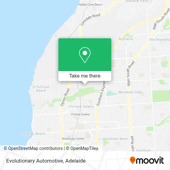 Mapa Evolutionary Automotive