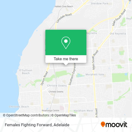 Females Fighting Forward map