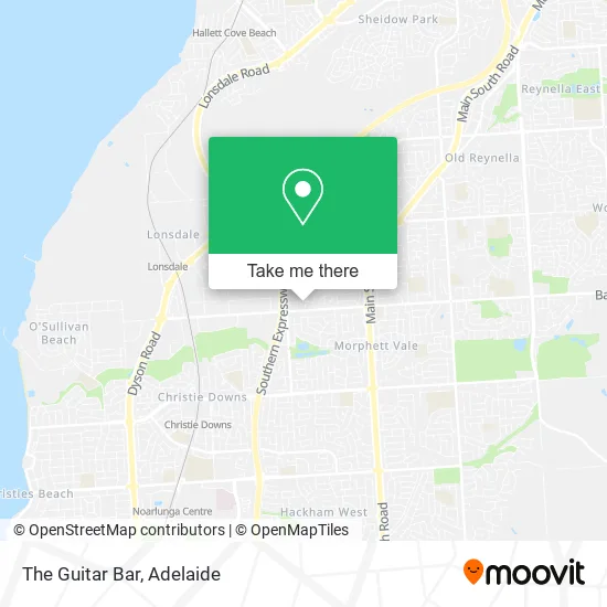 The Guitar Bar map