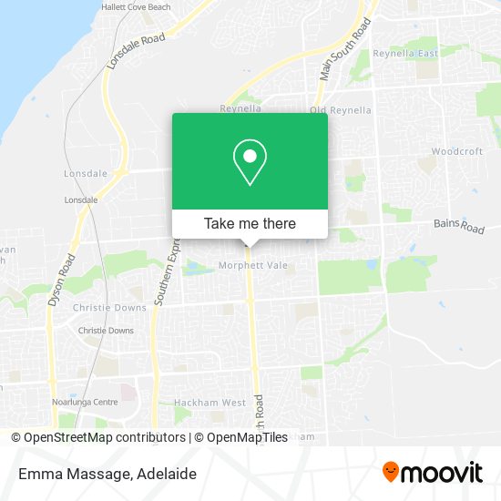 Emma Massage map