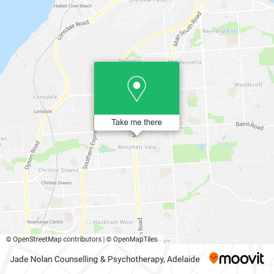 Mapa Jade Nolan Counselling & Psychotherapy