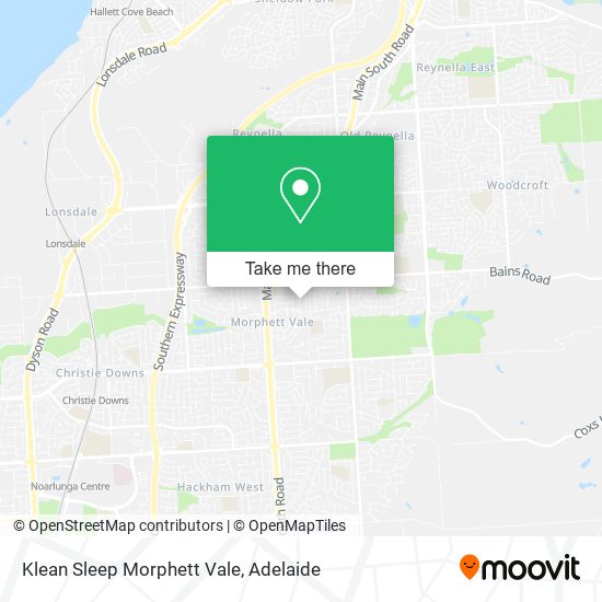 Klean Sleep Morphett Vale map