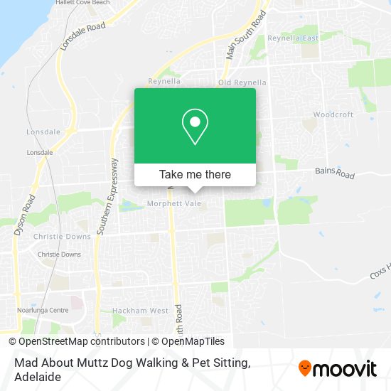 Mad About Muttz Dog Walking & Pet Sitting map