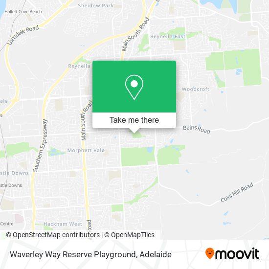 Waverley Way Reserve Playground map