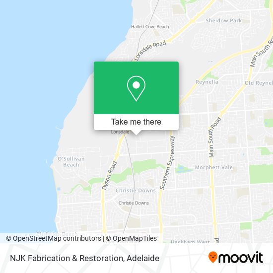 NJK Fabrication & Restoration map