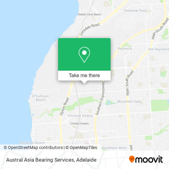 Austral Asia Bearing Services map