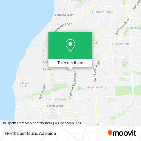 North East Isuzu map