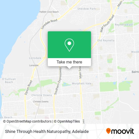 Shine Through Health Naturopathy map