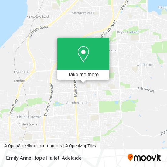 Emily Anne Hope Hallet map