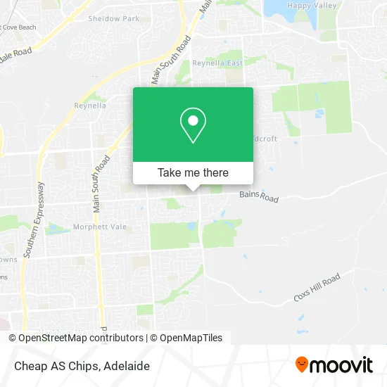 Mapa Cheap AS Chips