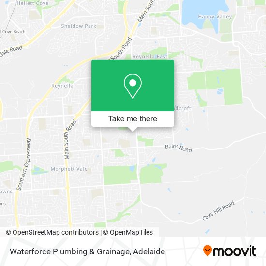 Mapa Waterforce Plumbing & Grainage