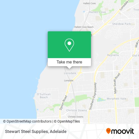 Mapa Stewart Steel Supplies