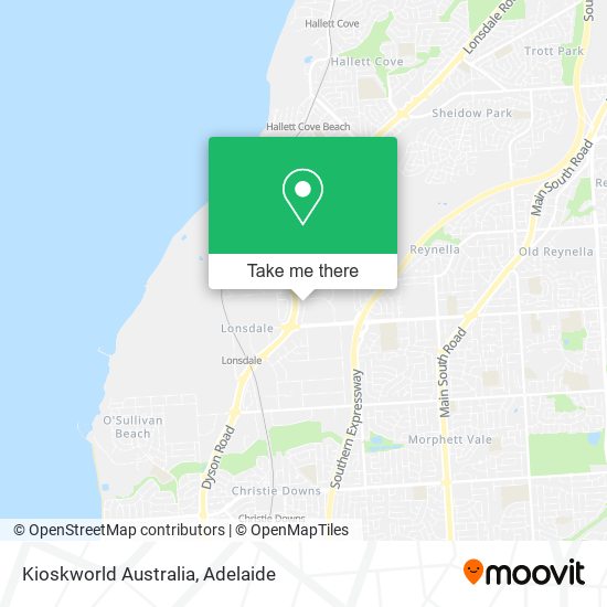 Kioskworld Australia map