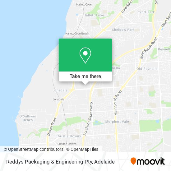 Reddys Packaging & Engineering Pty map