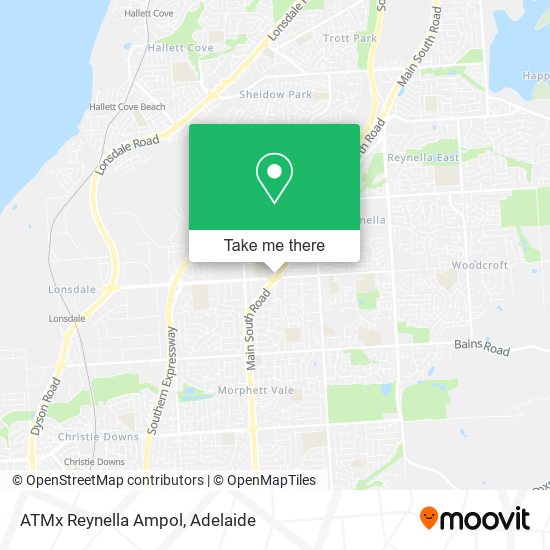 ATMx Reynella Ampol map