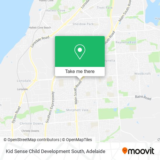 Mapa Kid Sense Child Development South