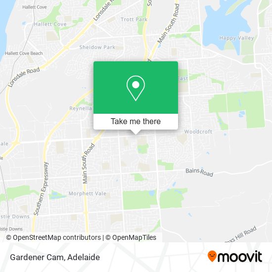 Gardener Cam map