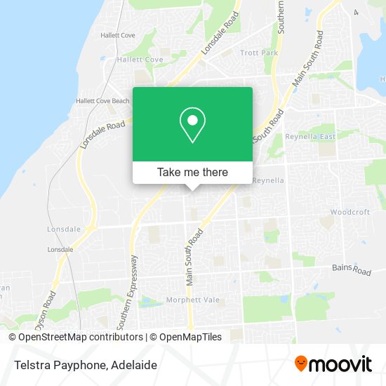 Telstra Payphone map