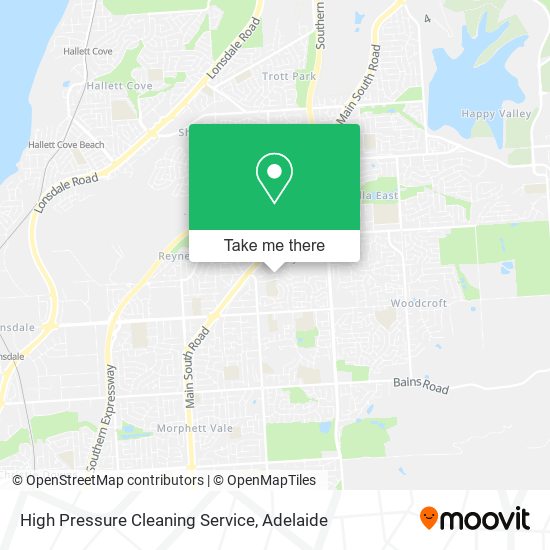 High Pressure Cleaning Service map