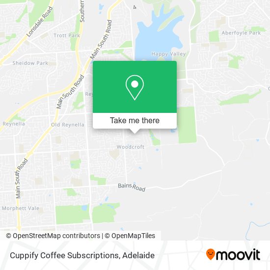 Mapa Cuppify Coffee Subscriptions