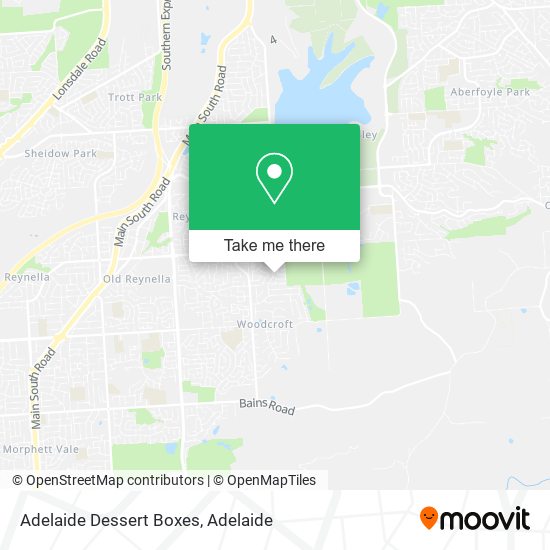 Adelaide Dessert Boxes map