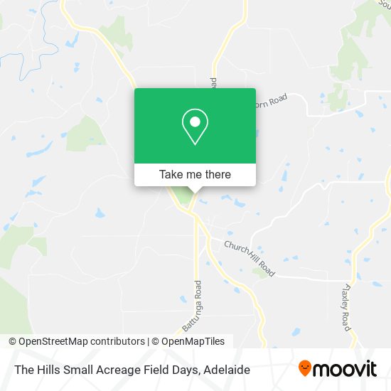 The Hills Small Acreage Field Days map