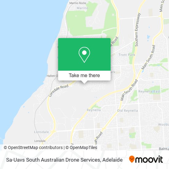 Sa-Uavs South Australian Drone Services map