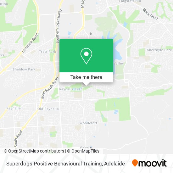 Mapa Superdogs Positive Behavioural Training