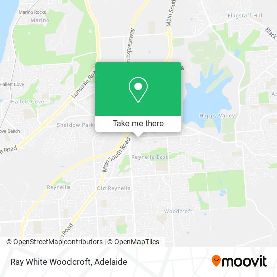 Ray White Woodcroft map
