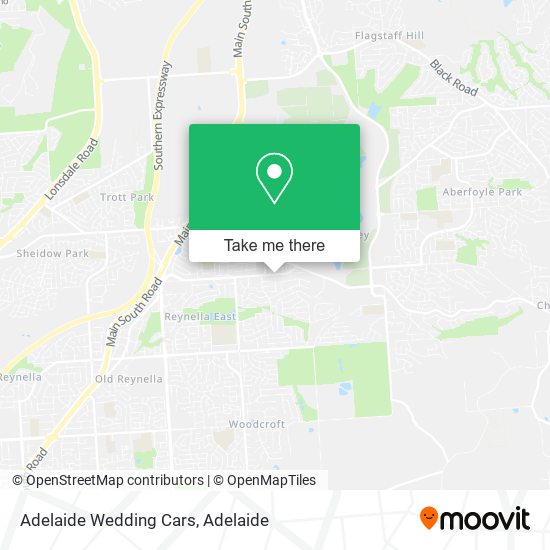 Adelaide Wedding Cars map