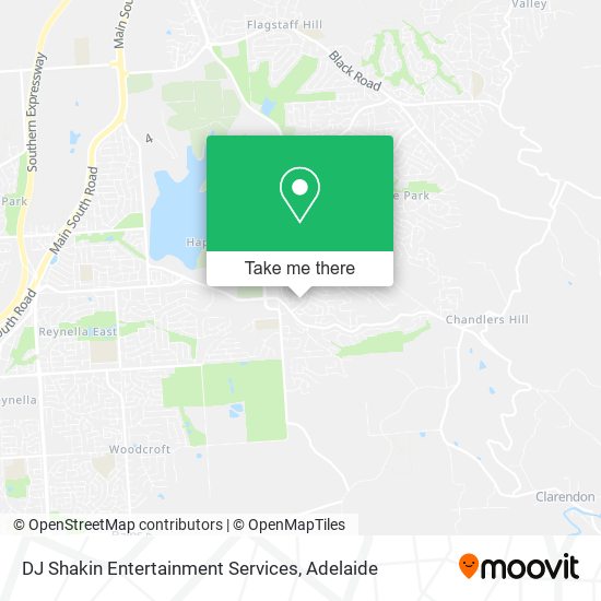 DJ Shakin Entertainment Services map