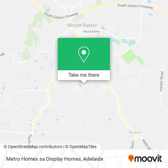 Metro Homes sa Display Homes map