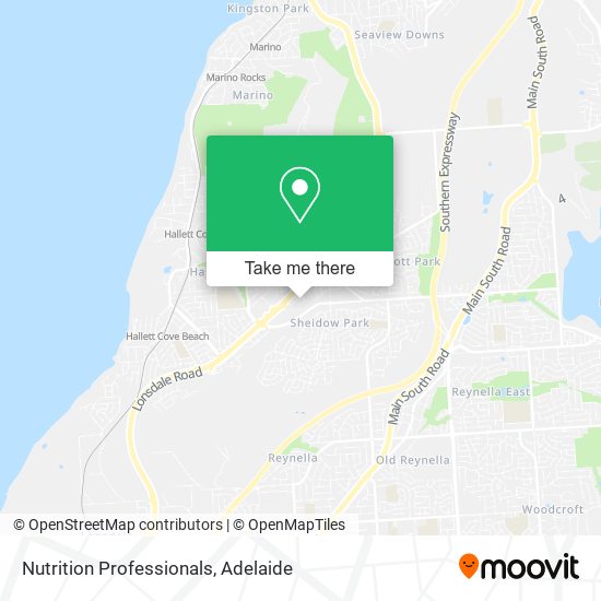 Nutrition Professionals map