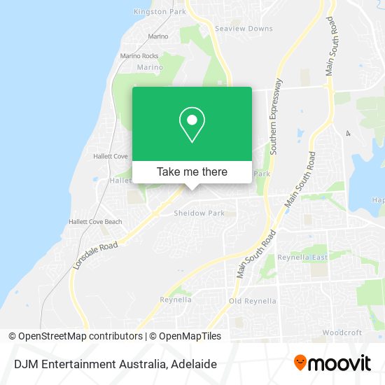 DJM Entertainment Australia map