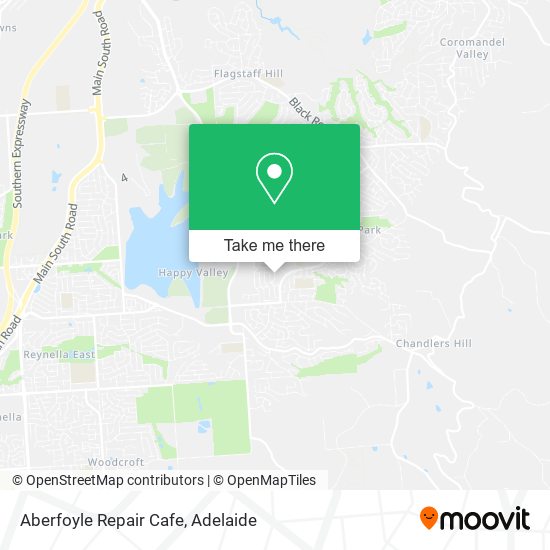 Mapa Aberfoyle Repair Cafe