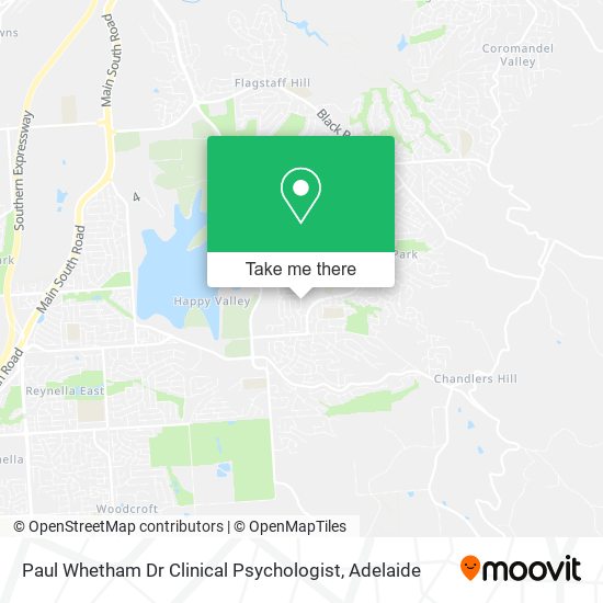 Paul Whetham Dr Clinical Psychologist map