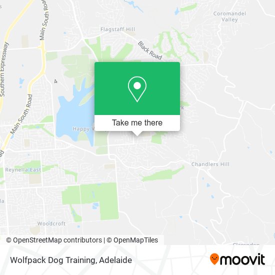 Wolfpack Dog Training map