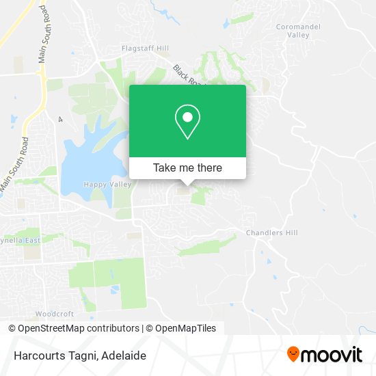 Mapa Harcourts Tagni