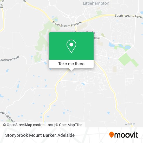 Mapa Stonybrook Mount Barker