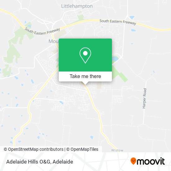 Adelaide Hills O&G map