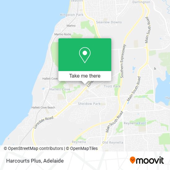 Harcourts Plus map