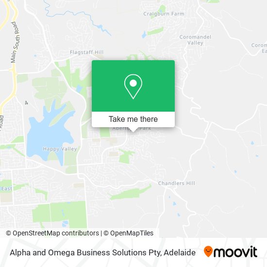 Mapa Alpha and Omega Business Solutions Pty