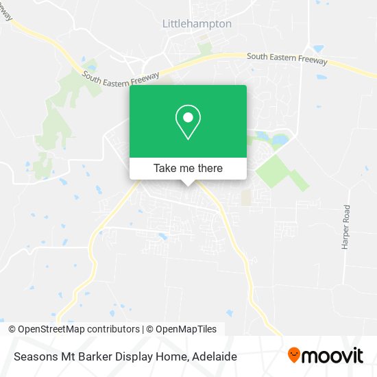 Seasons Mt Barker Display Home map