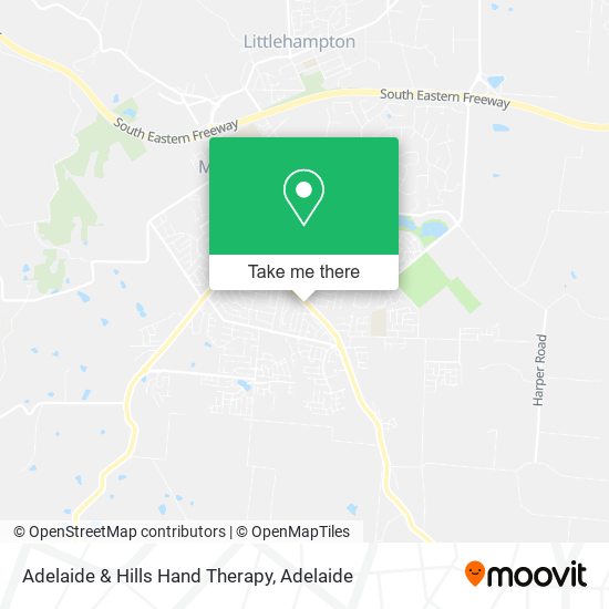 Mapa Adelaide & Hills Hand Therapy