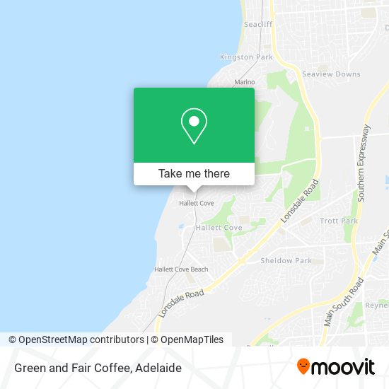 Green and Fair Coffee map