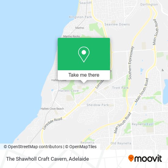 The Shawholl Craft Cavern map