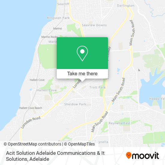 Acit Solution Adelaide Communications & It Solutions map