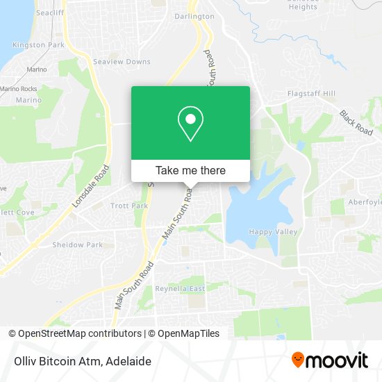 Olliv Bitcoin Atm map