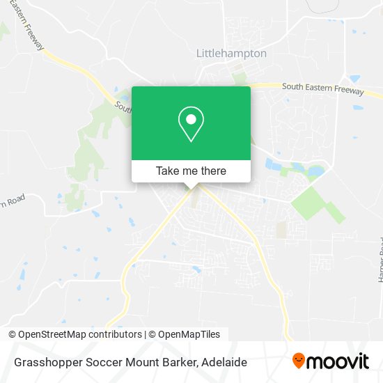 Grasshopper Soccer Mount Barker map
