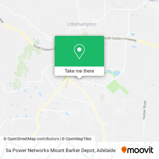 Sa Power Networks Mount Barker Depot map